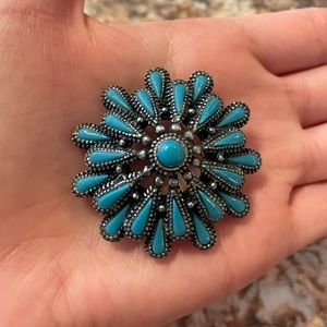 Turquoise Brooch